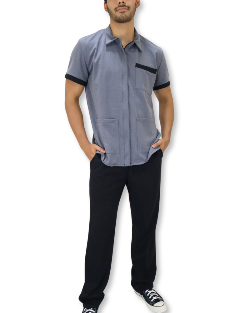 Conjunto Chaquetín de Limpieza Spandex para Hombre