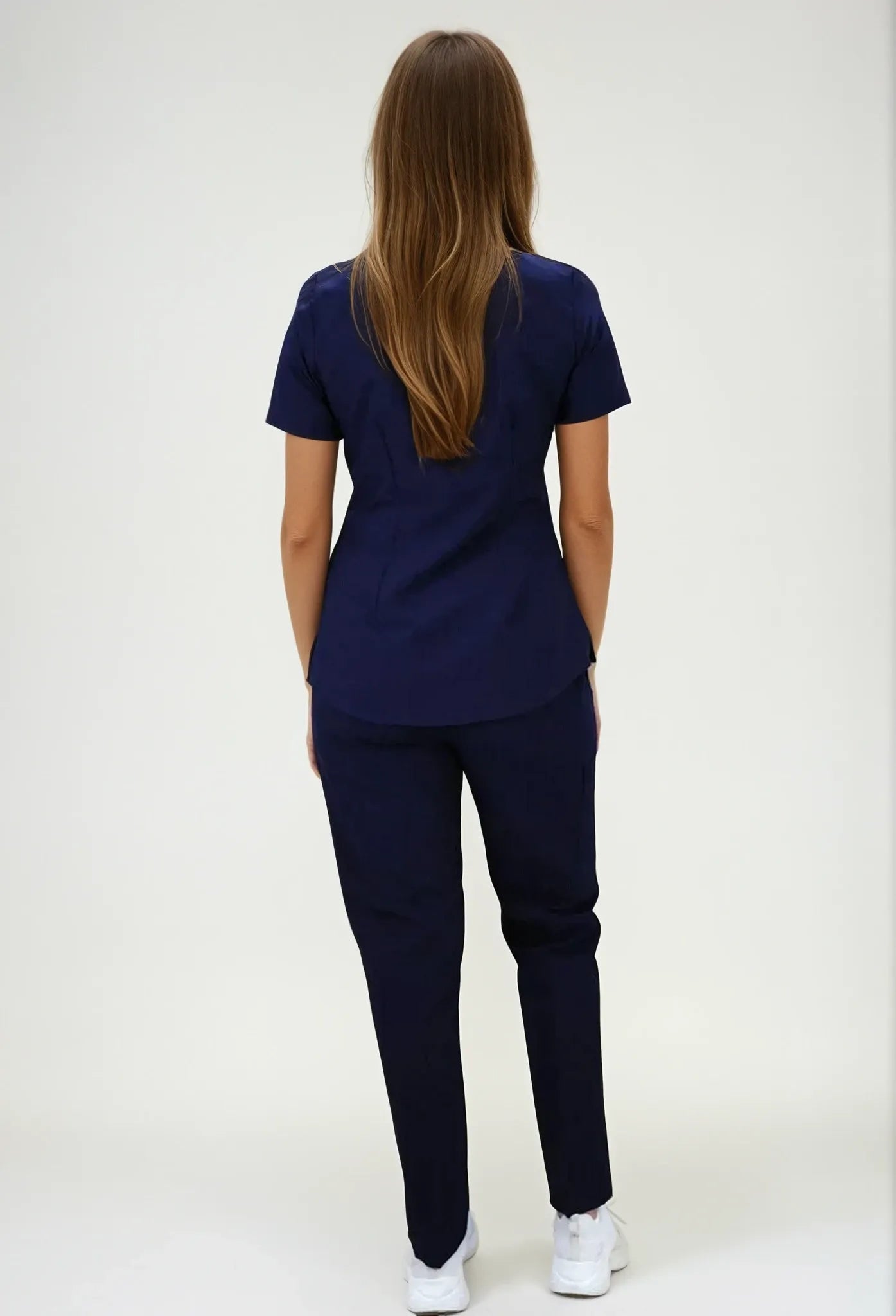 Uniforme Antifluído y Anticloro azul marino