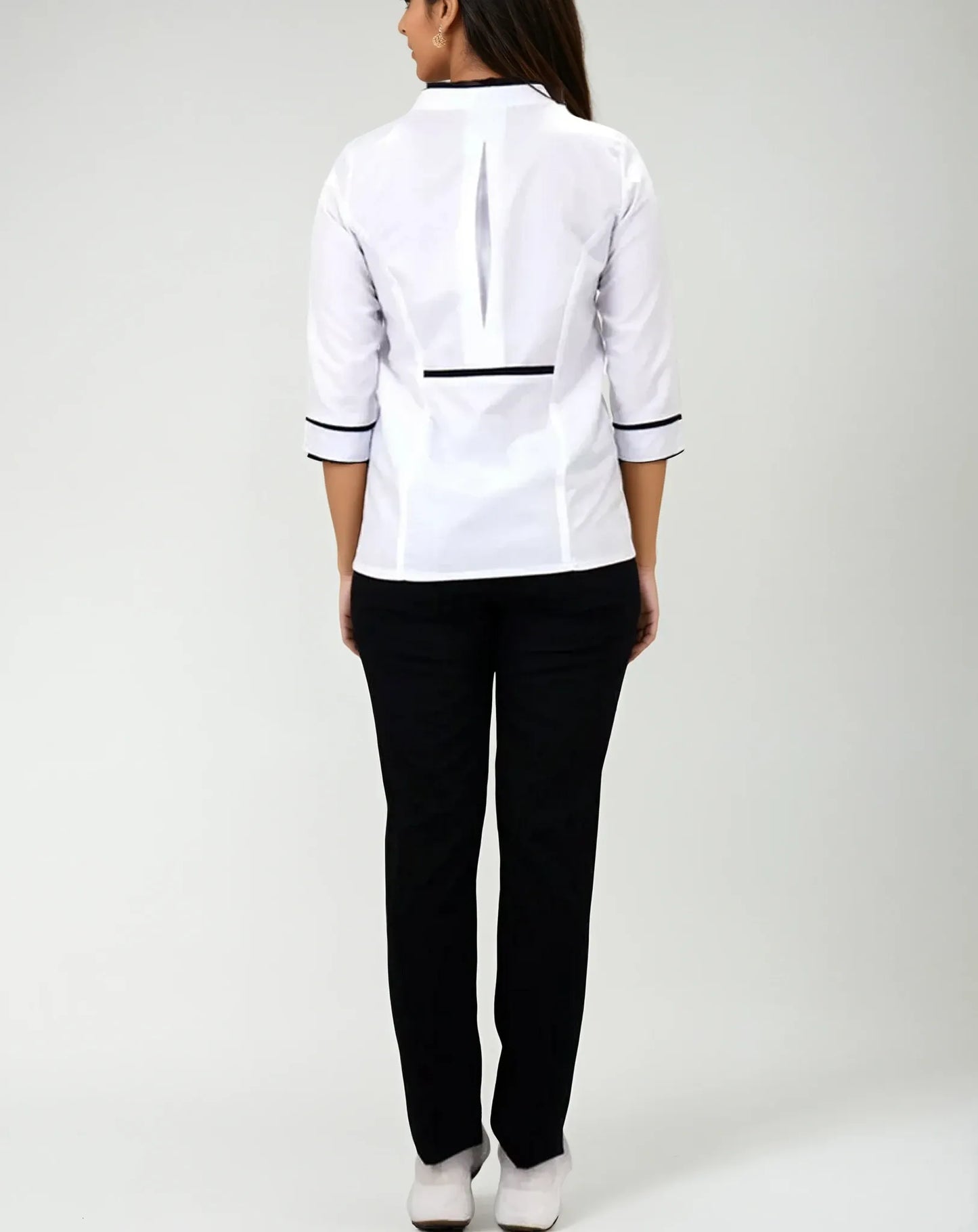 Conjunto con chaquetín de Chef para Dama