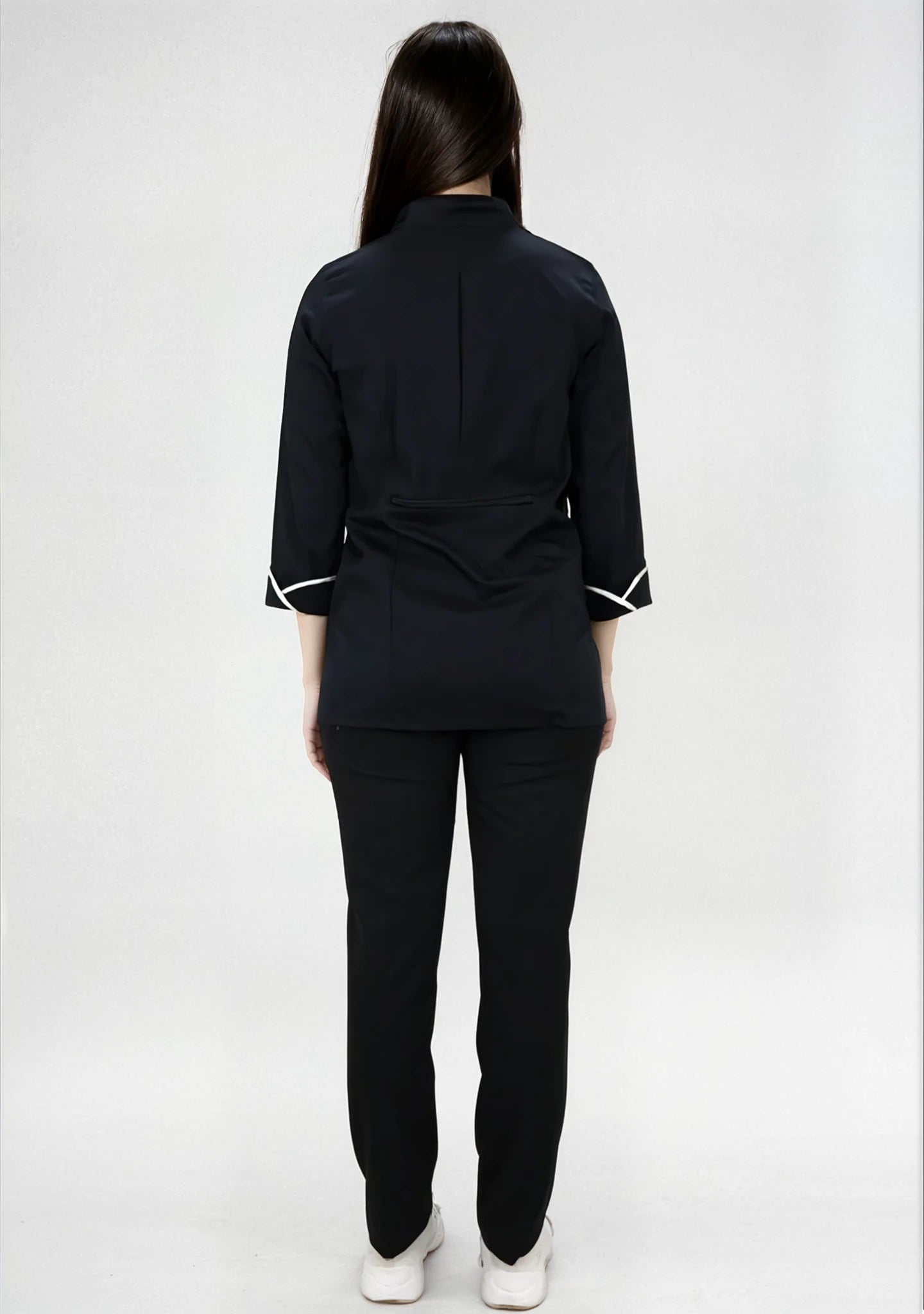 Conjunto de Chaquetín con Zipper de Chef para Mujer