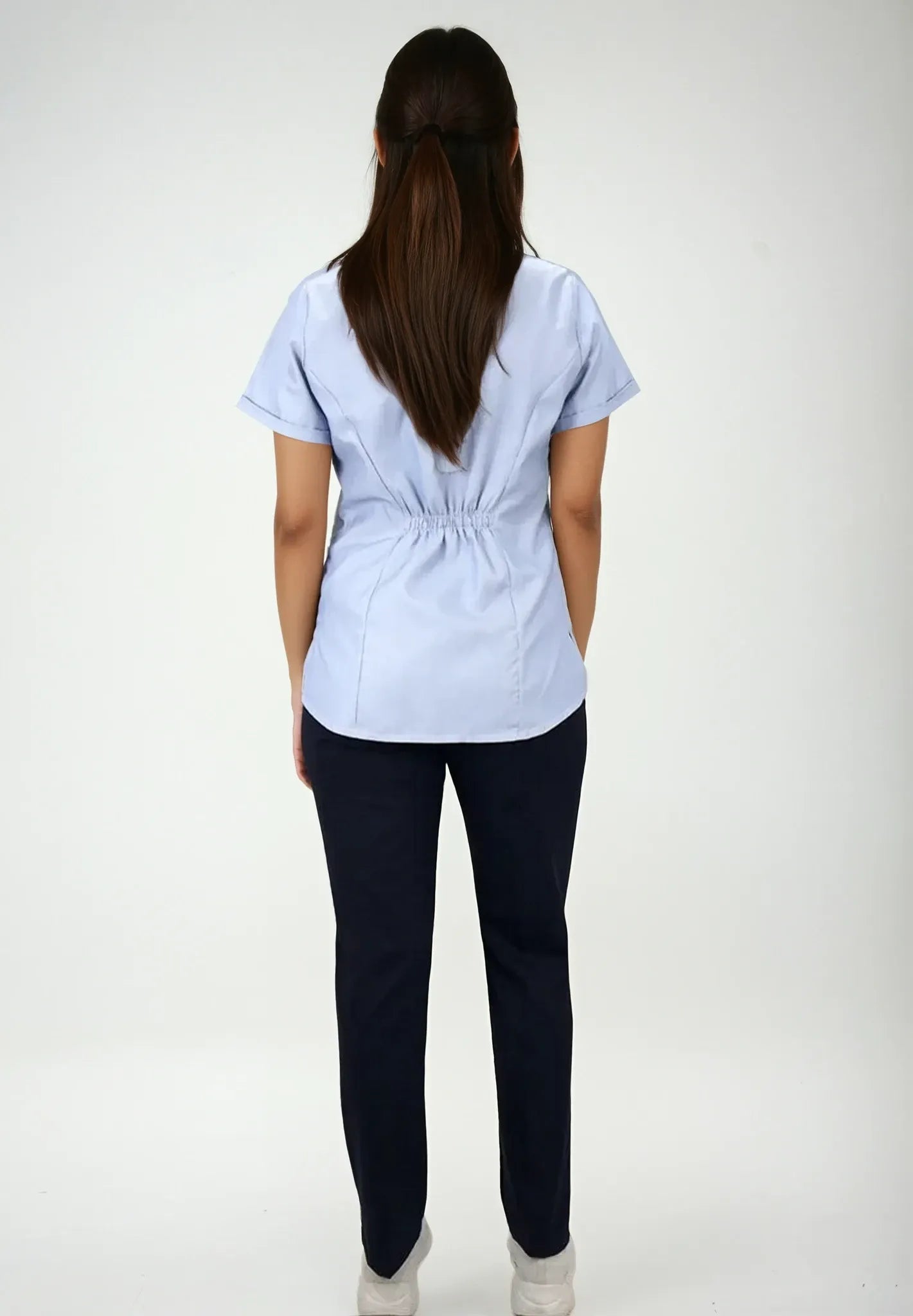 Uniforme para servicio de limpieza azul