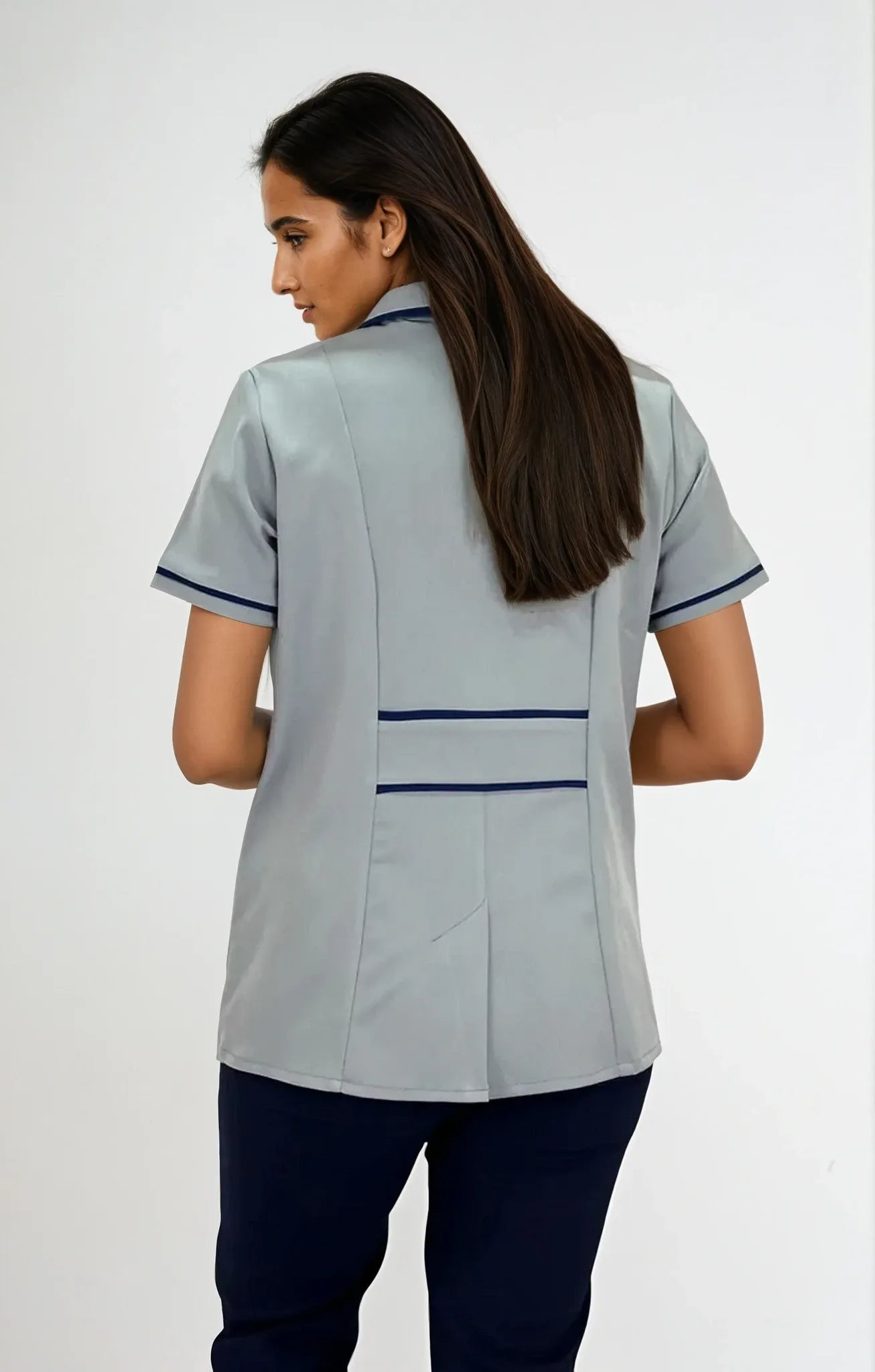 Chaquetín Antifluído con libertad de movimiento para servicio de limpieza para Mujer