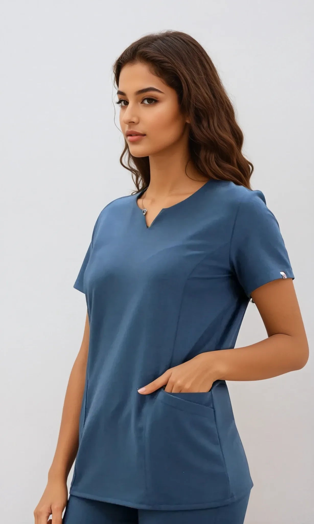 Uniforme Spandex azul petroleo