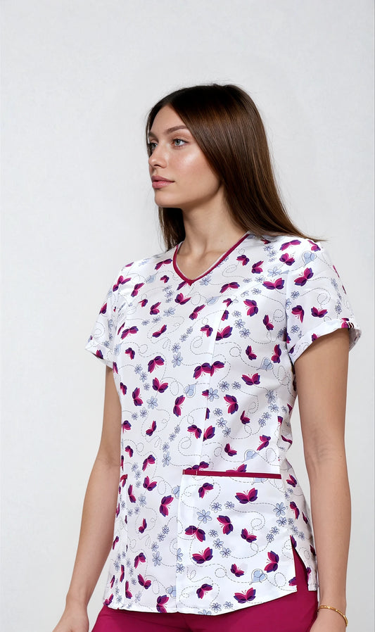 Filipina Estampado Mariposas Antifluido para Mujer