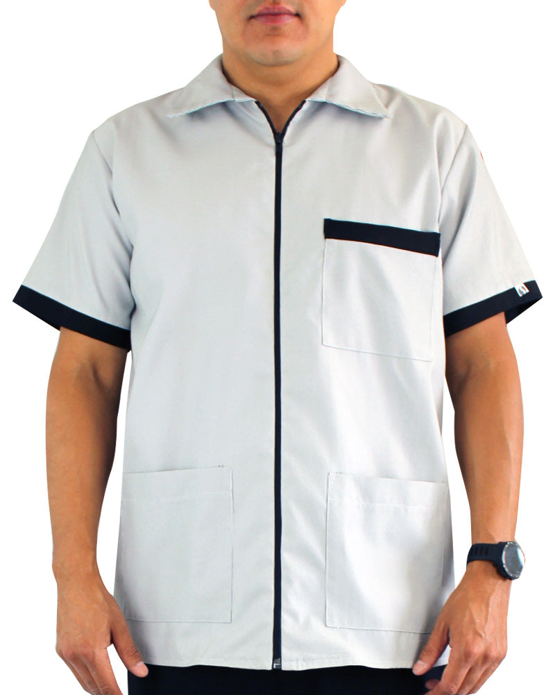 Chaquetín de Rayas para Limpieza de Hombre