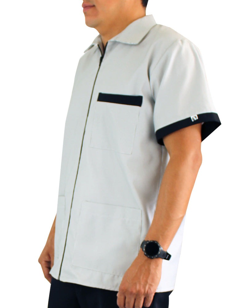 Chaquetín de Rayas para Limpieza de Hombre