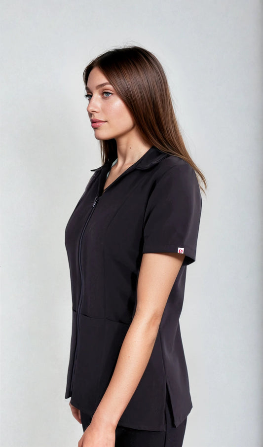 Chaquetín Antifluido con Libertad de Movimiento para Estilista