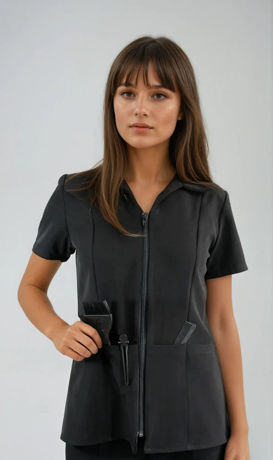 Uniforme de Chaquetín con Spandex para Estilista