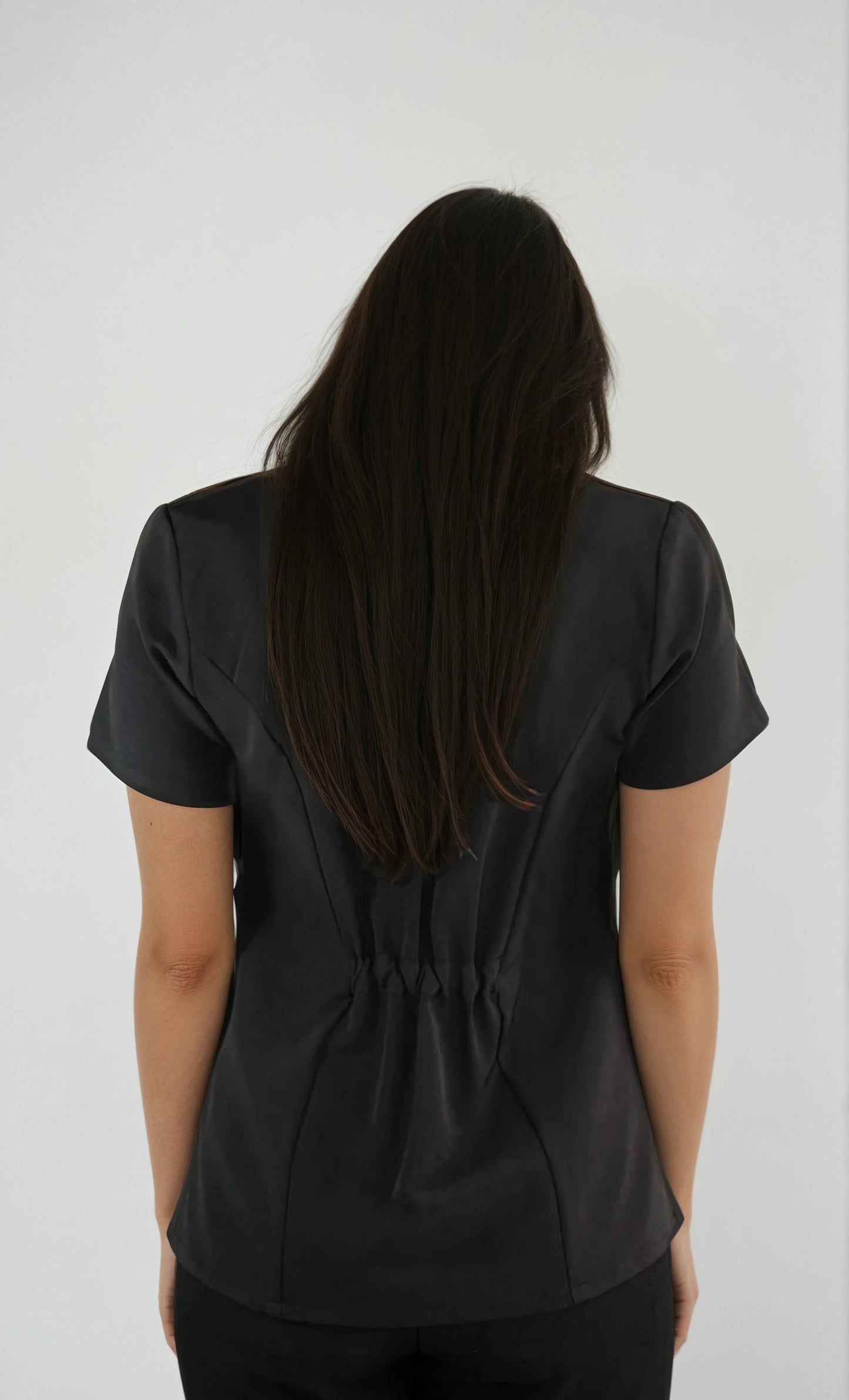 Filipina Spandex Multibolsas Negra para Estilista