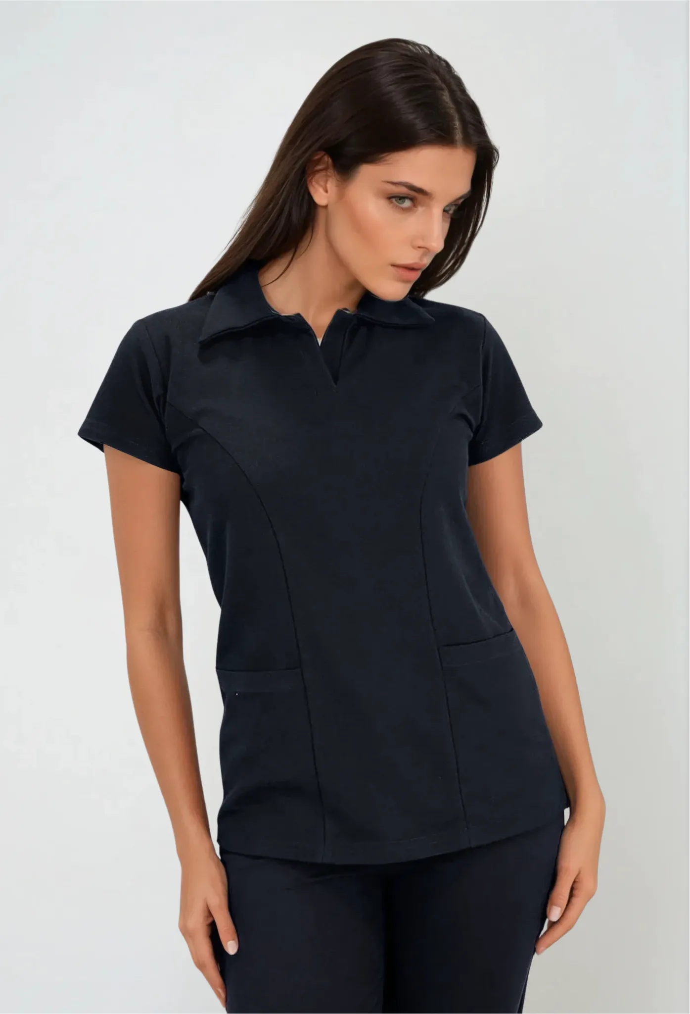 Playera polo con bolsas para Mujer