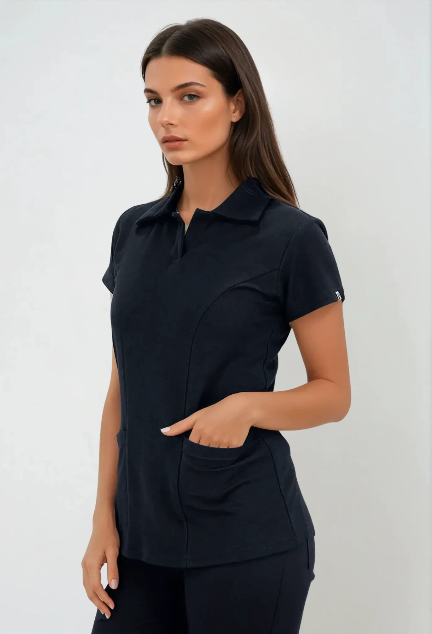 Playera polo con bolsas para Mujer