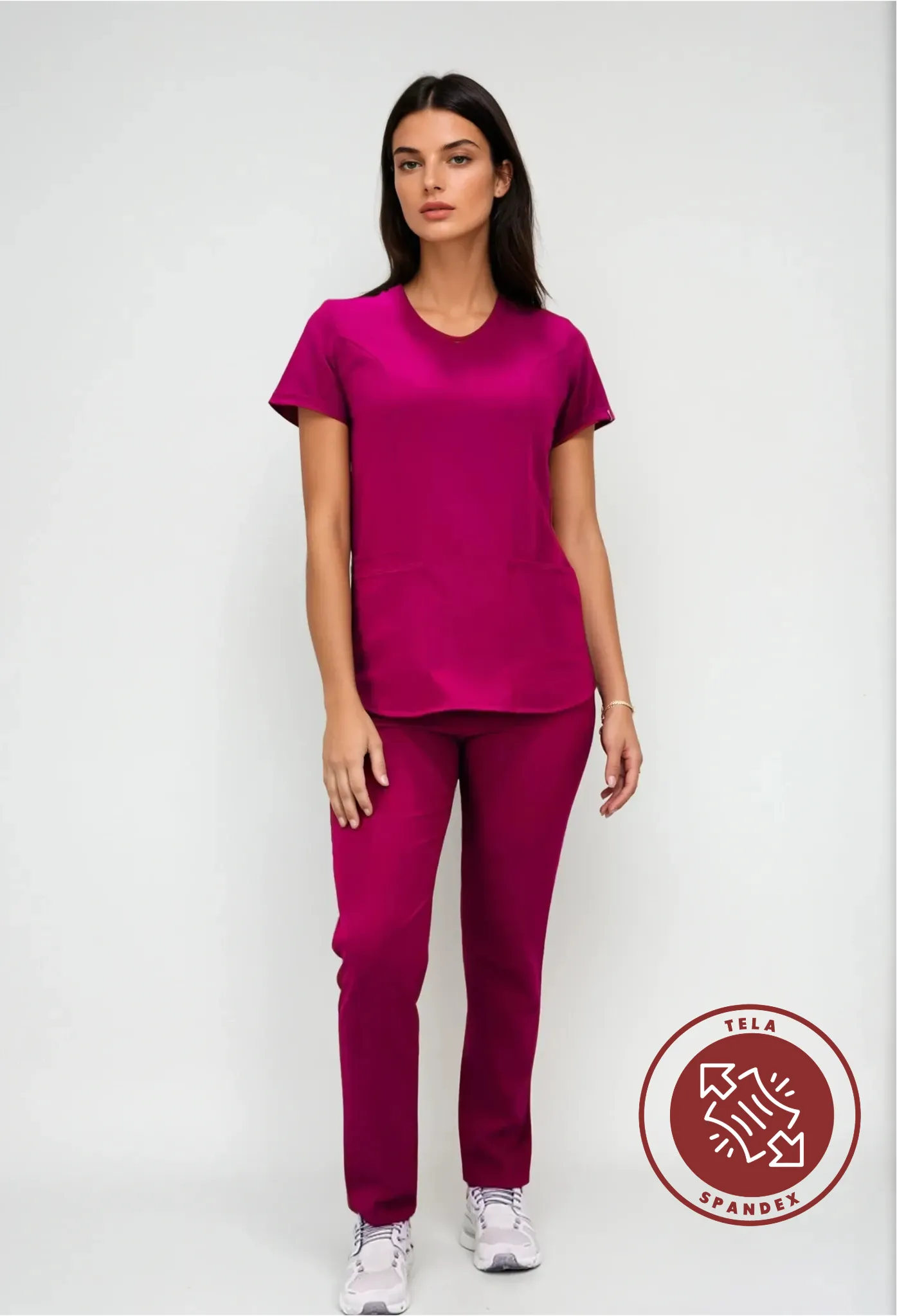 Uniforme Spandex fucsia Mujer