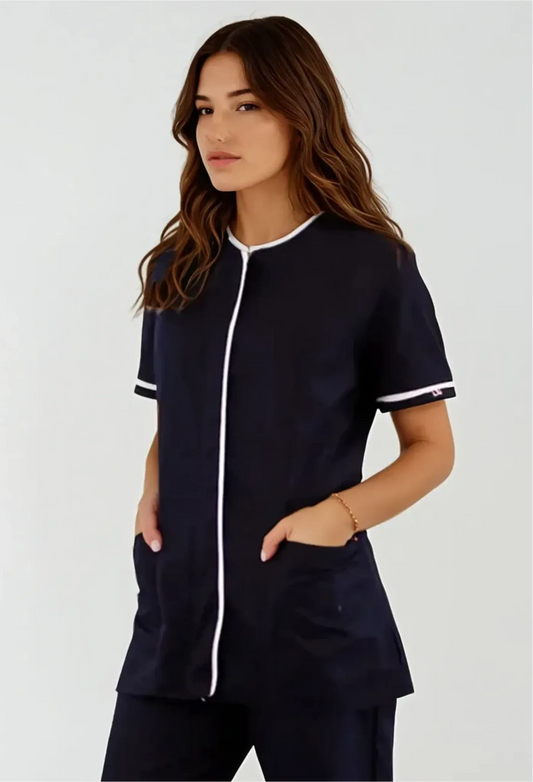 Chaquetín para Servicio de Limpieza Spandex para Mujer