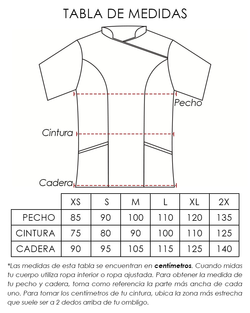 Uniforme Azul Marino Spandex para Cosmetóloga
