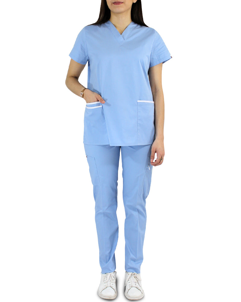 Uniforme Celeste para Mujer
