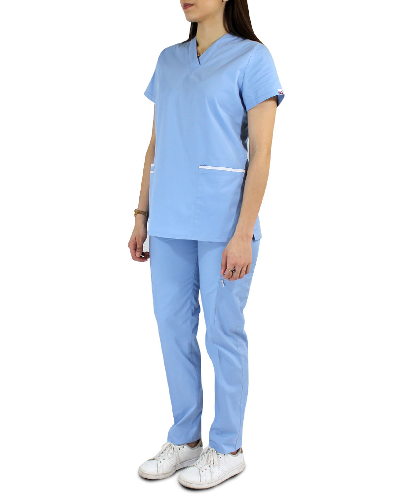 Uniforme Celeste para Mujer