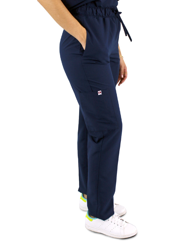 Uniforme Antifluido y Anticloro Azul Marino