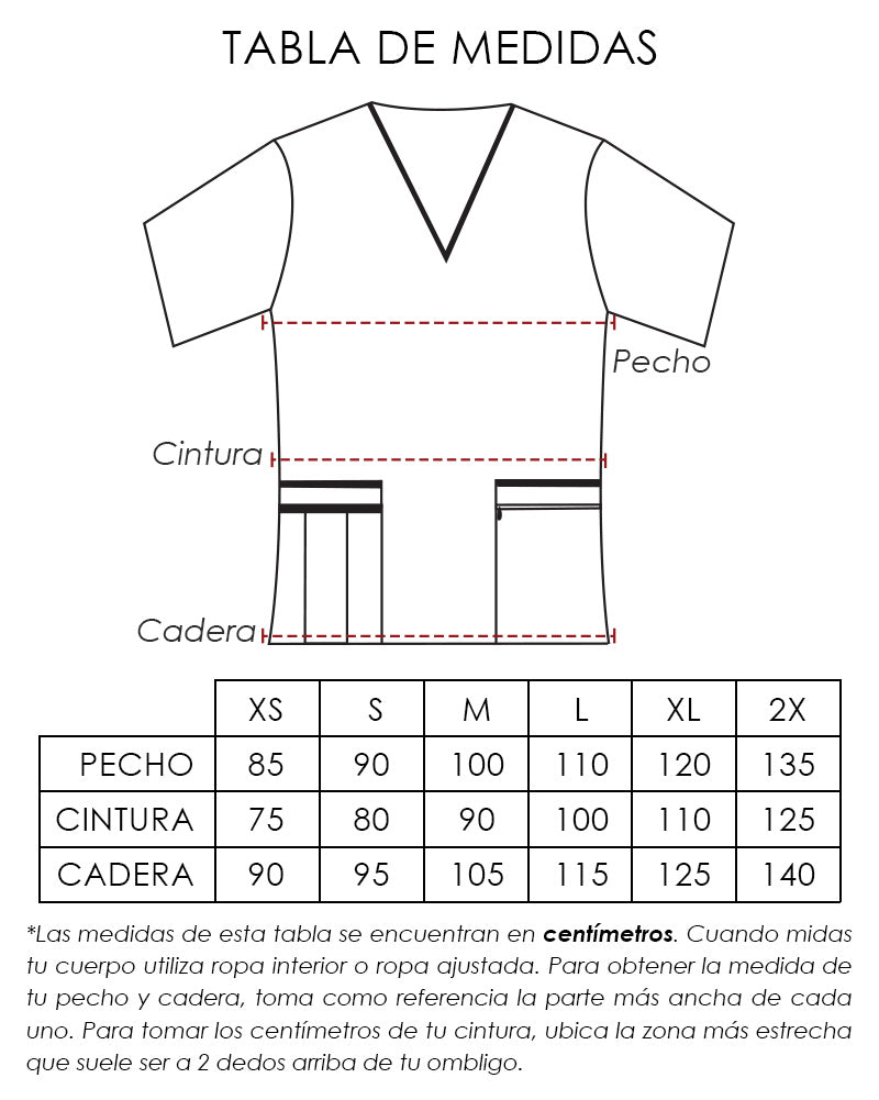 Filipina Spandex Multibolsas Negra para Estilista