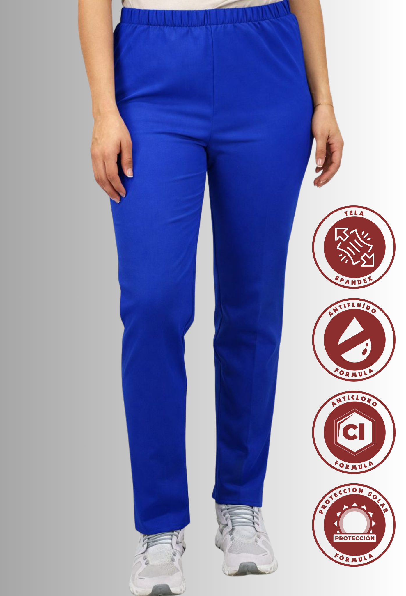 Pantalón Spandex, Antifluido y Anticloro con bolsas traseras para Mujer