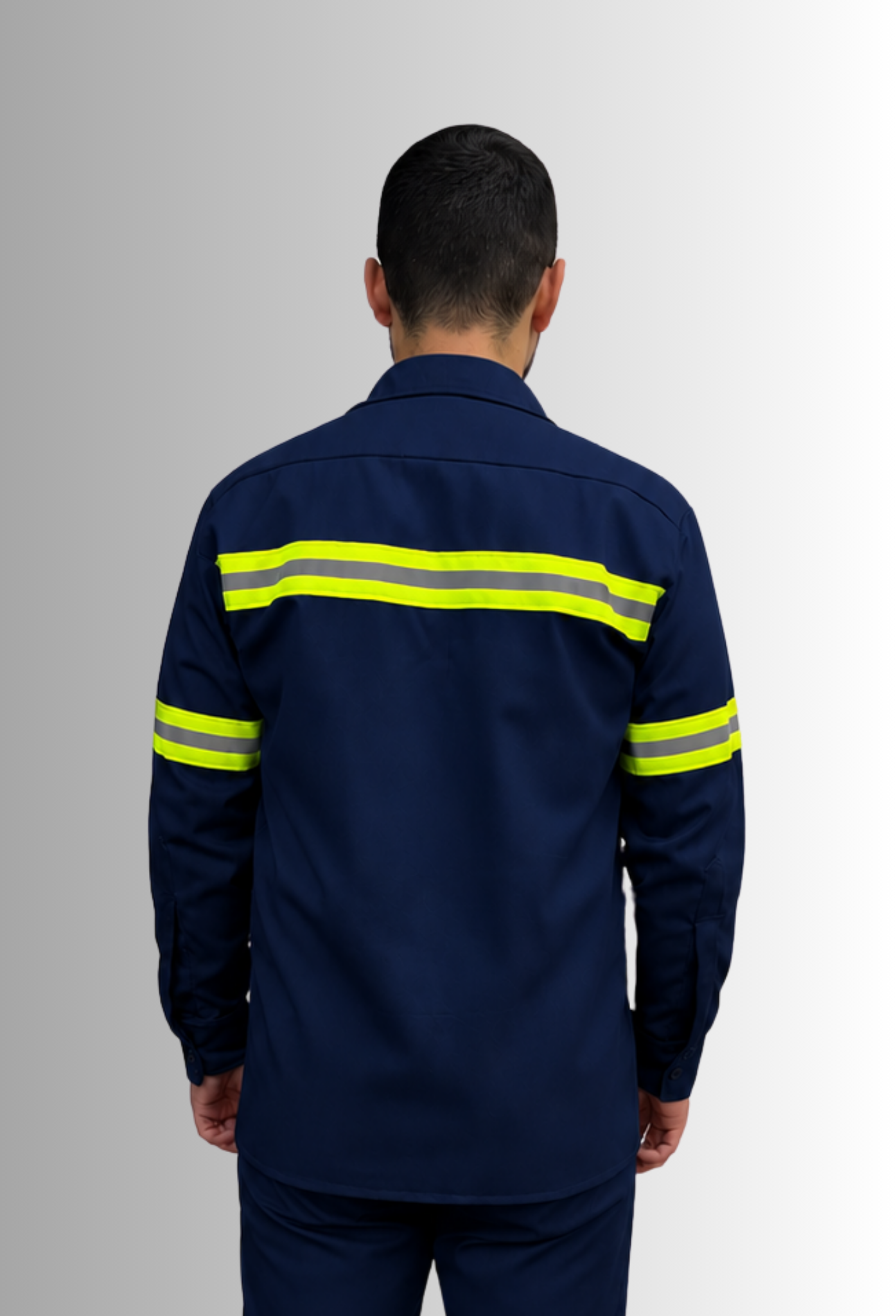 Uniforme de Mantenimiento Manga Larga Con Franjas de Seguridad Hombre | SOZU