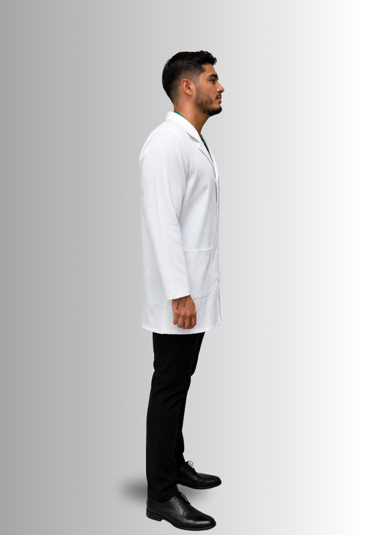 Bata Blanca para Hombre de Manga Larga  | SOZU
