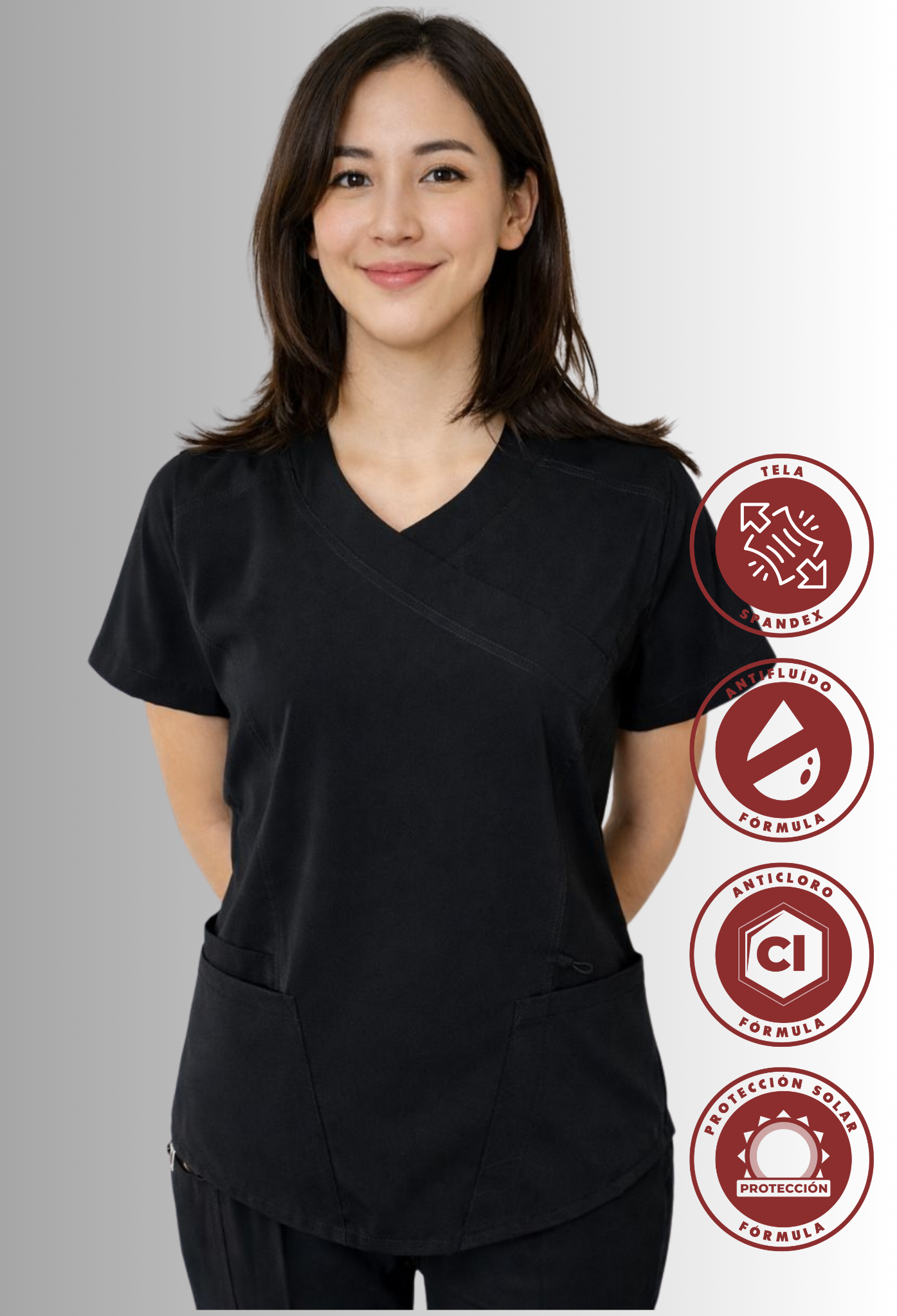 Filipina Quirúrgica Spandex, Antifluido y Anticloro para Mujer | SOZU