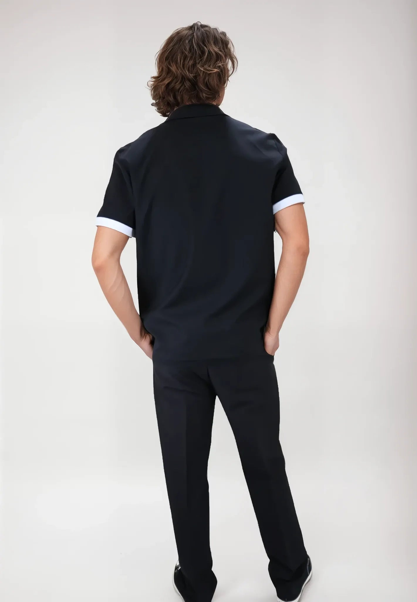 Conjunto Chaquetín Spandex de Limpieza para Caballero