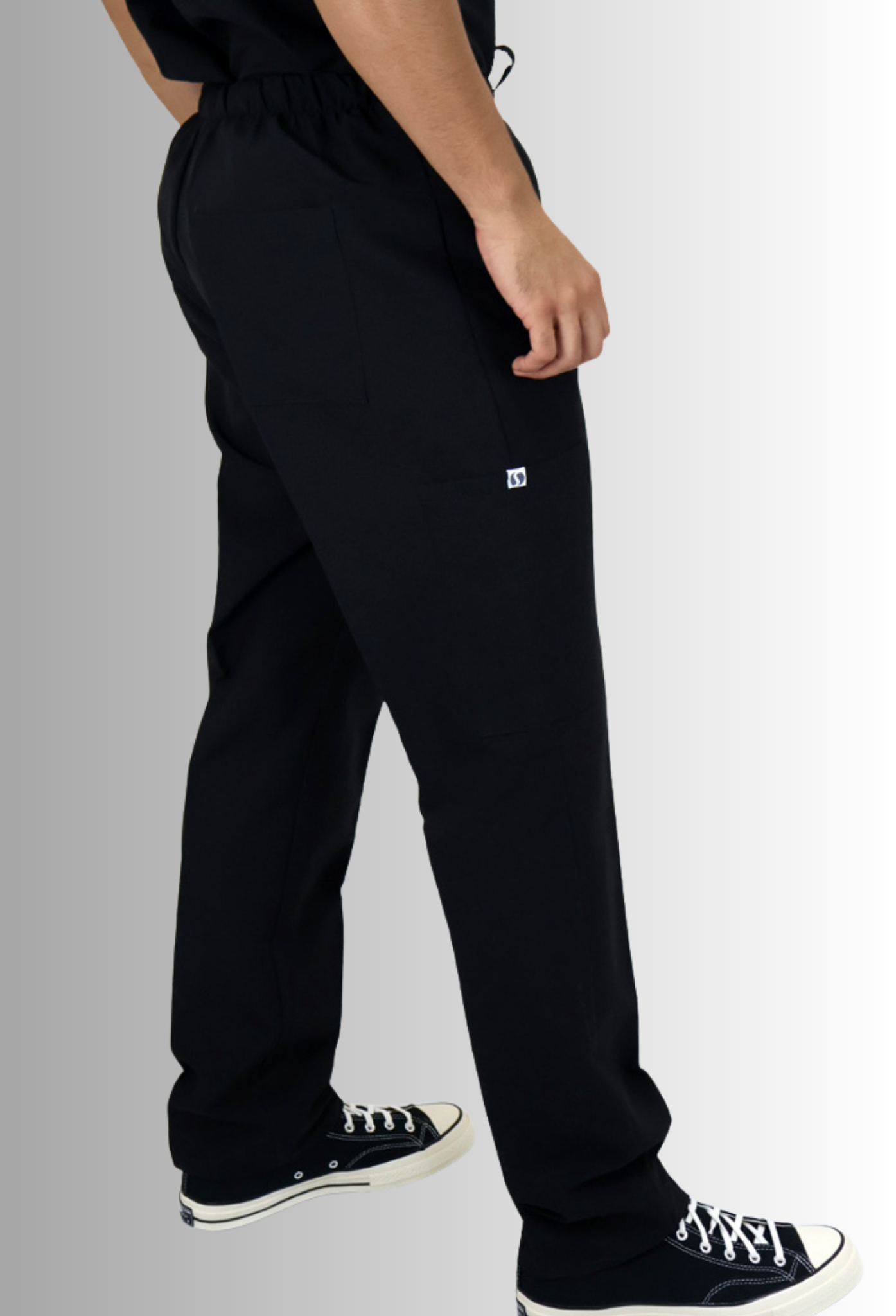 Pantalón Cargo Azul Spandex, Anti Fluido, Anti Cloro y Protección Solar para Hombre