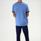 Conjunto Azul Antifluido con Libertad de Movimiento para Hombre