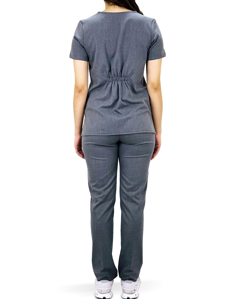 Conjunto gris con spandex para Mujer