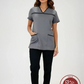 Uniforme Spandex para servicio de limpieza gris