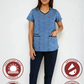 Uniforme Antifluido y Anticloro Azul