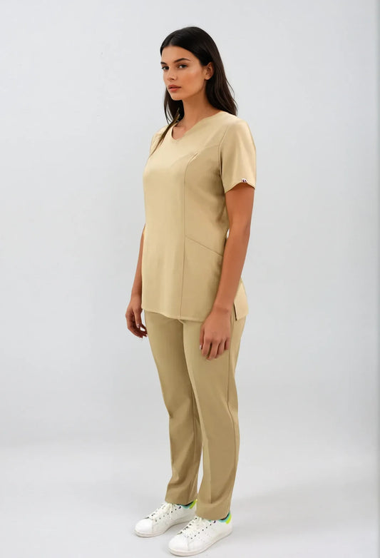 Uniforme Spandex beige