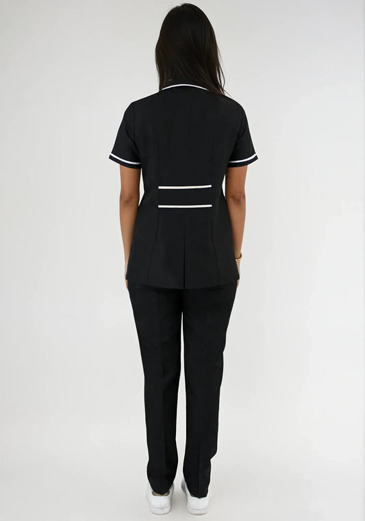 Uniforme Spandex para servicio de limpieza Negro