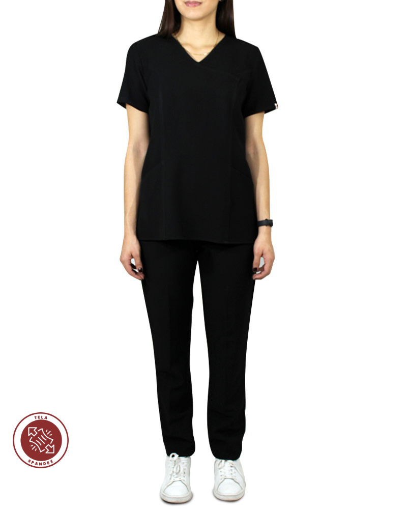 Conjunto negro spandex para Mujer