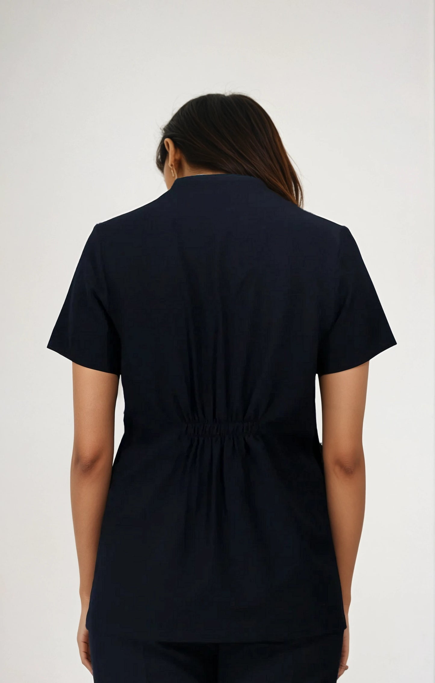 Conjunto azul marino spandex para Cosmetóloga