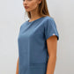 Uniforme Spandex Azul Petróleo para Mujer