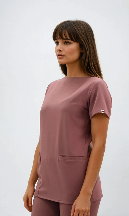 Uniforme Spandex rosa palo