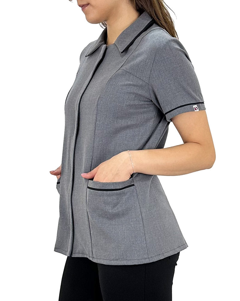 Chaquetín spandex para servicio de limpieza para Mujer