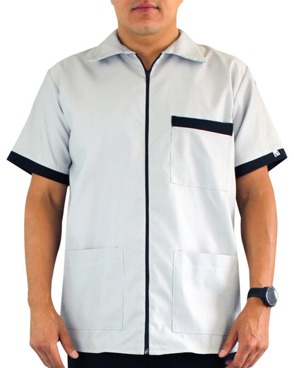 Chaquetín para Limpieza de Hombre con Líneas | SOZU