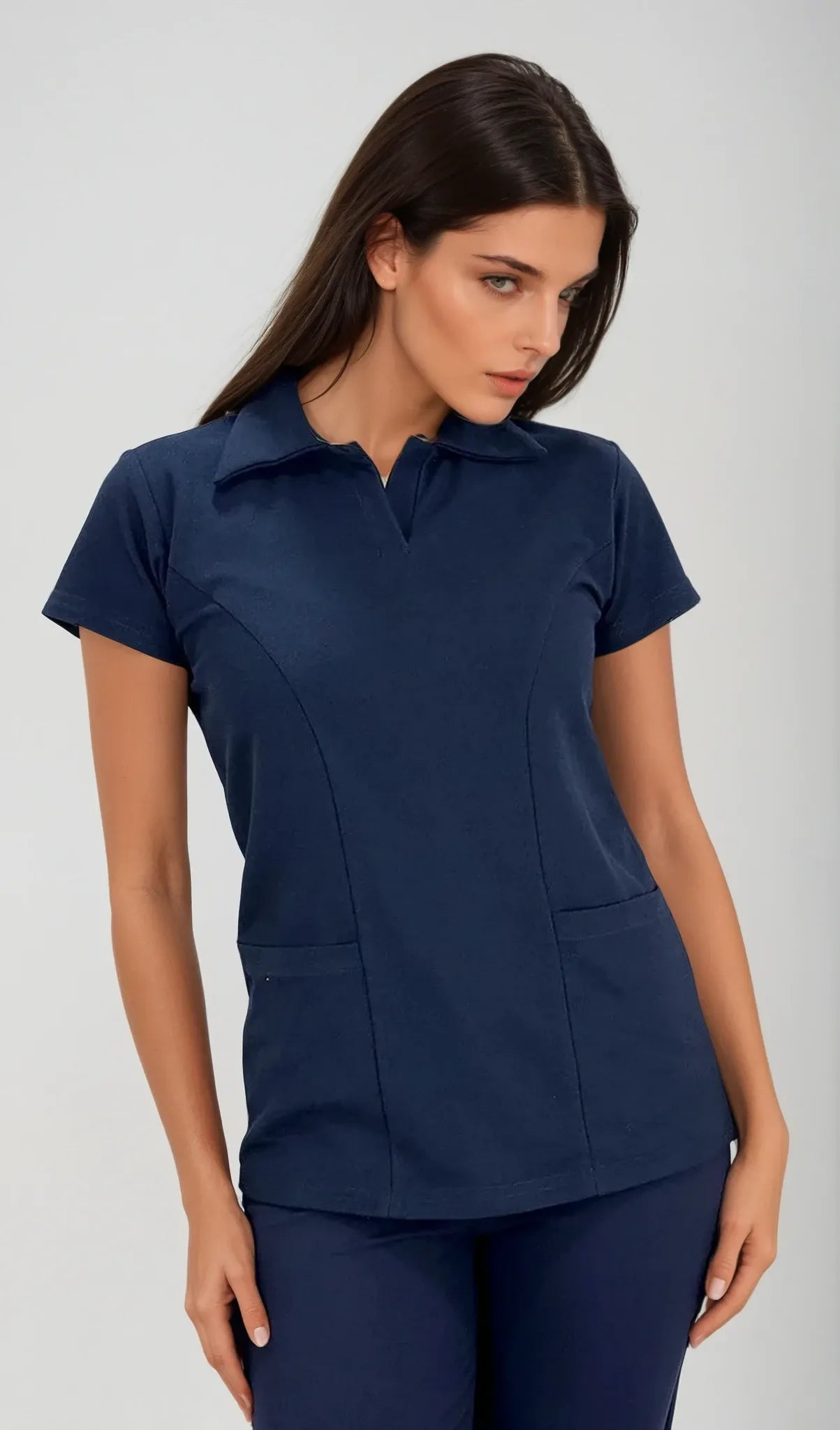 Playera tipo Polo con Bolsas para Mujer – Uniformes Sozu