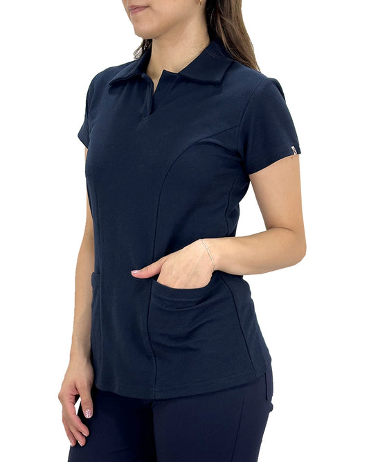 Playera polo con bolsas para Mujer