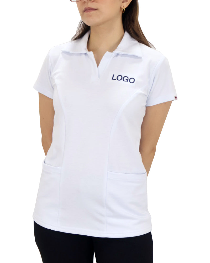 Playera polo con bolsas para Mujer