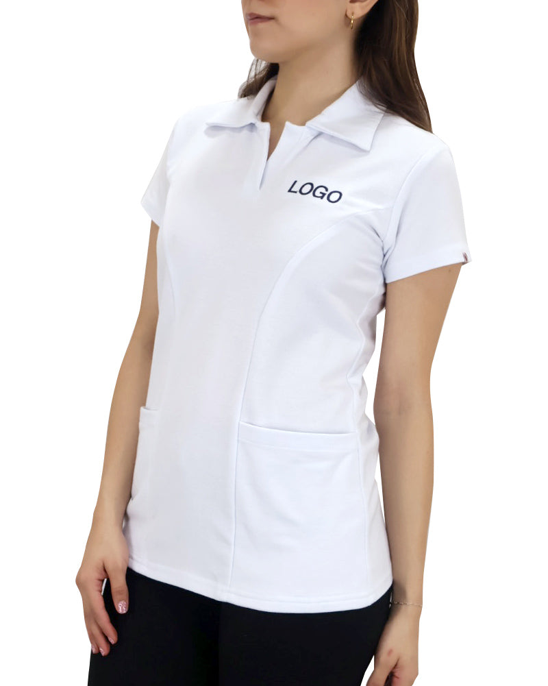 Playera polo con bolsas para Mujer