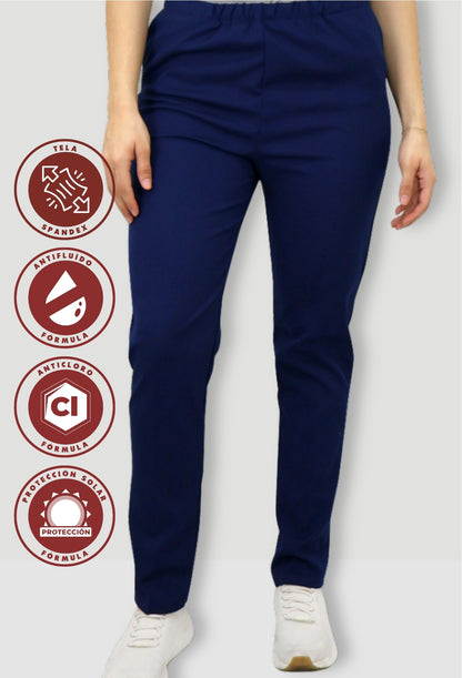 Pantalón Spandex, Antifluido y Anticloro con bolsas traseras para Mujer