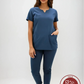 Uniforme Spandex azul petroleo