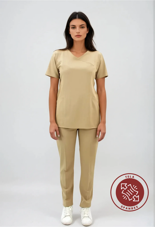 Uniforme Spandex beige