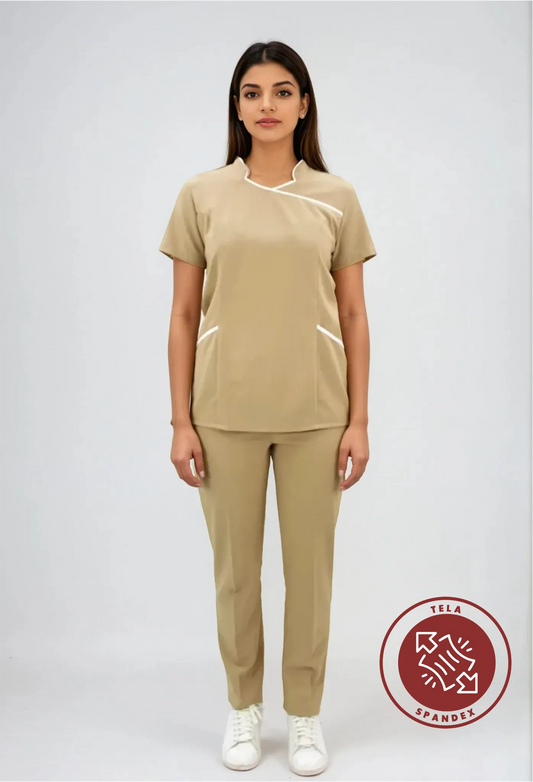 Uniforme Spandex beige