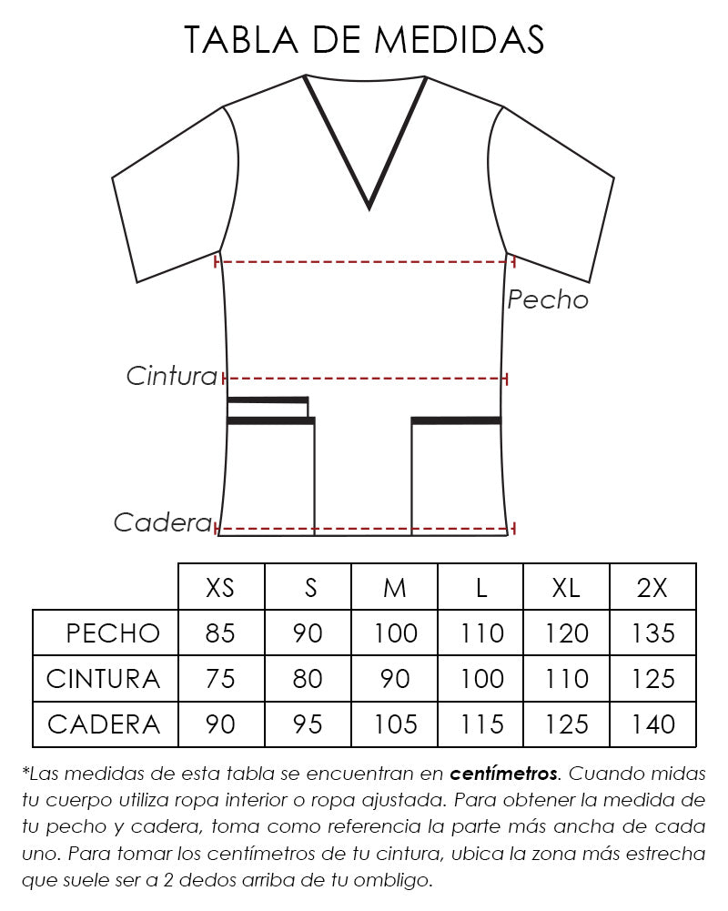 Conjunto lila para Enfermera